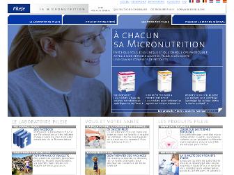 pileje-micronutrition.fr website preview