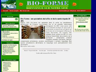 bio-forme.fr website preview
