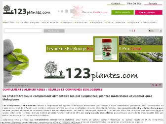 123plantes.com website preview