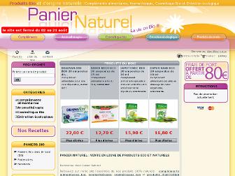 panier-naturel.com website preview