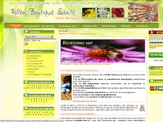 pollen-boutique-sante.com website preview
