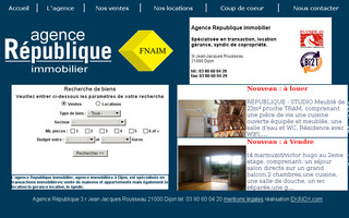 republique-immobilier.com website preview