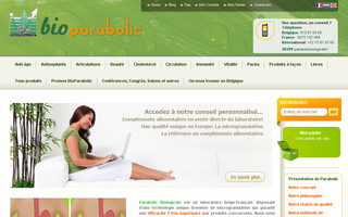 bioparabolic.com website preview