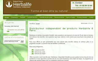 distributeur-bienetre.fr website preview
