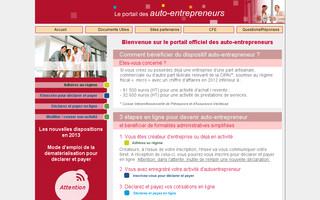 lautoentrepreneur.fr website preview