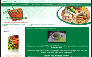 aurelie-dietetique.net website preview