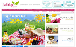 leanatureboutique.com website preview