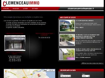 agence-clemenceau-immobilier.com website preview