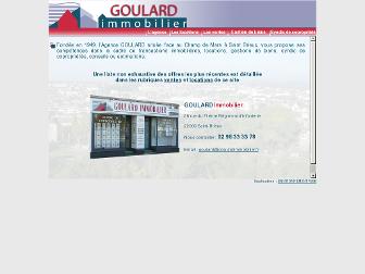 goulardimmobilier.fr website preview