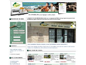 am-immobilier.fr website preview