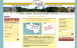 immocentrebretagne.com website preview