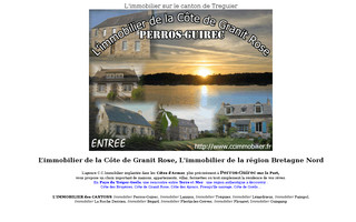 immobilier-treguier.fr website preview