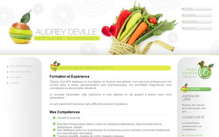 dieteticienne-deville.fr website preview