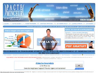 pacte-minceur.com website preview