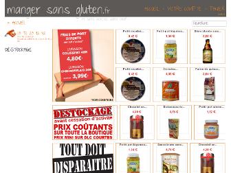 manger-sans-gluten.fr website preview