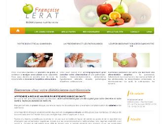 francoise-lerat.com website preview