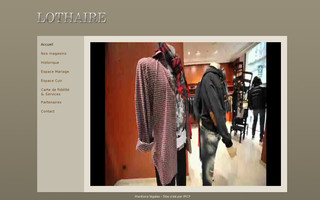 lothaire.fr website preview