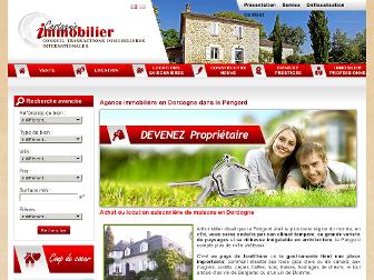 immobiliercastagnie.fr website preview