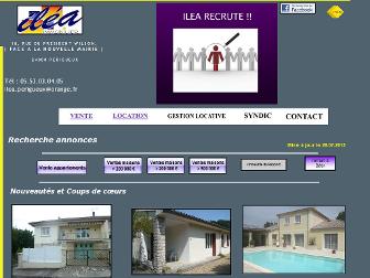 ilea-immobilier.fr website preview