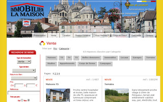 immobilierlamaison.fr website preview