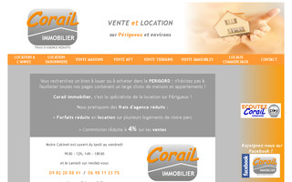 corail-immobilier.com website preview