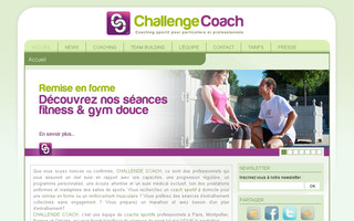 challengecoach.com website preview