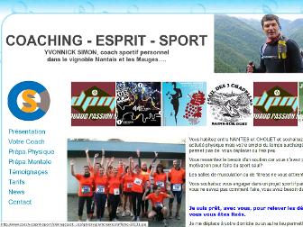 coach-esprit-sport.fr website preview