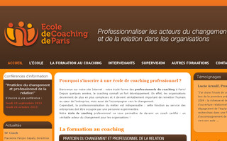 ecole-coaching-paris.fr website preview
