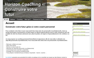 horizoncoaching.fr website preview