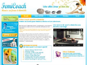 femicoach.fr website preview