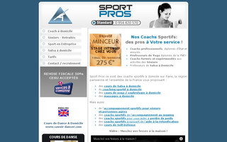 sport-pros.com website preview