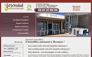 letondal-immobilier.com website preview