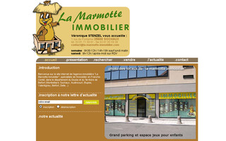 la-marmotte-immobilier.com website preview