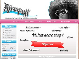 afropuff.fr website preview