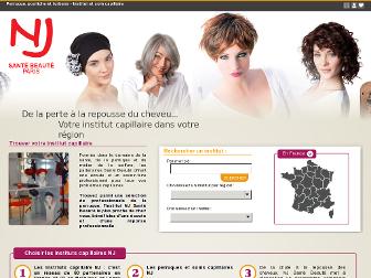 institut-capillaire-nj.fr website preview