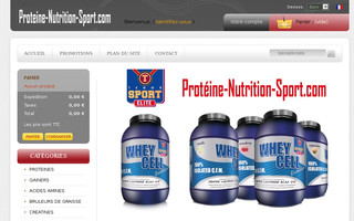 proteine-nutrition-sport.com website preview