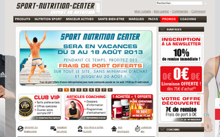 sport-nutrition-center.com website preview
