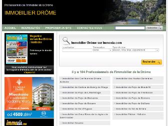 immobilierdrome.fr website preview