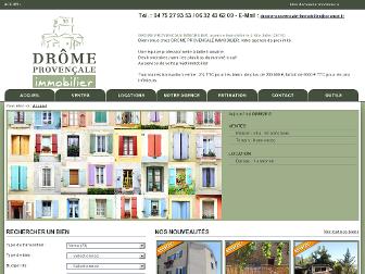 drome-provencale-immobilier.fr website preview