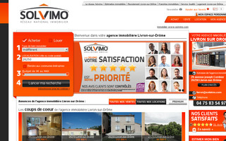 immobilier-livron-sur-drome.solvimo.com website preview