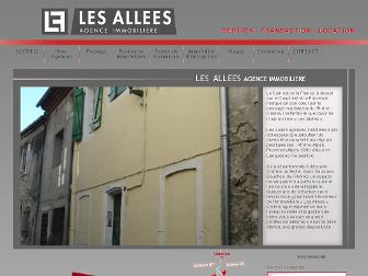immo-les-allees.com website preview