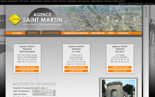 agence-saint-martin.com website preview