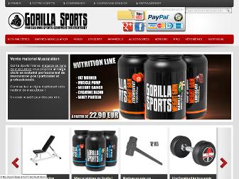 gorillasports.fr website preview