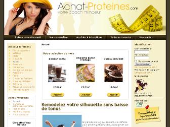achat-proteines.com website preview