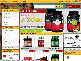sport-nutrition.be website preview