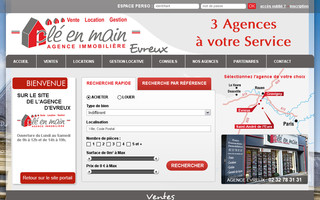evreux-immobilier.fr website preview