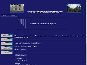 cabinetimmobilierdumarquis.fr website preview