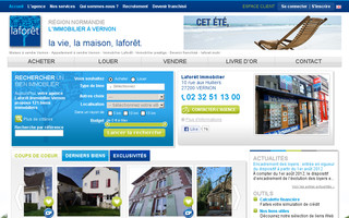 laforet-immobilier-vernon.com website preview