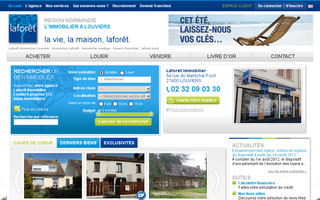 laforet-immobilier-louviers.com website preview