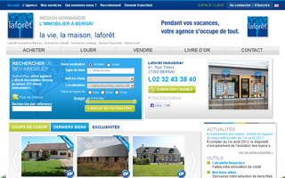 laforet-immobilier-bernay.com website preview